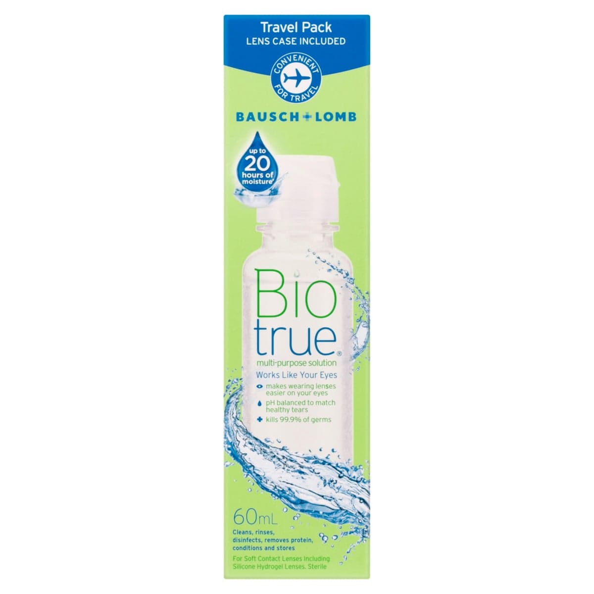 Thumbnail Bausch & Lomb Biotrue Multi-Purpose Solution Travel Pack 60ml