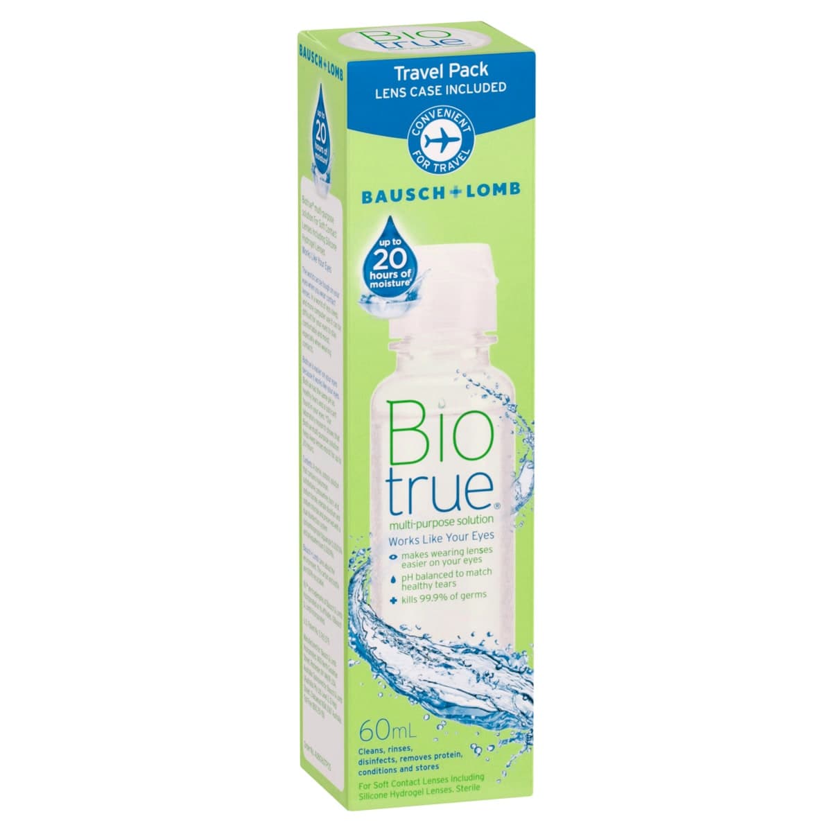 Thumbnail Bausch & Lomb Biotrue Multi-Purpose Solution Travel Pack 60ml
