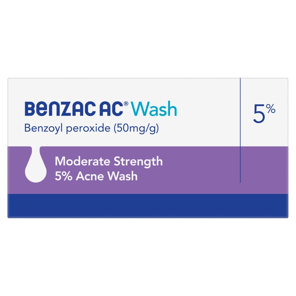 Thumbnail Benzac AC Moderate Strength 5.0% Acne Wash 200ml