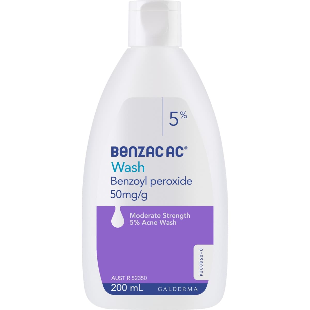 Thumbnail Benzac AC Moderate Strength 5.0% Acne Wash 200ml