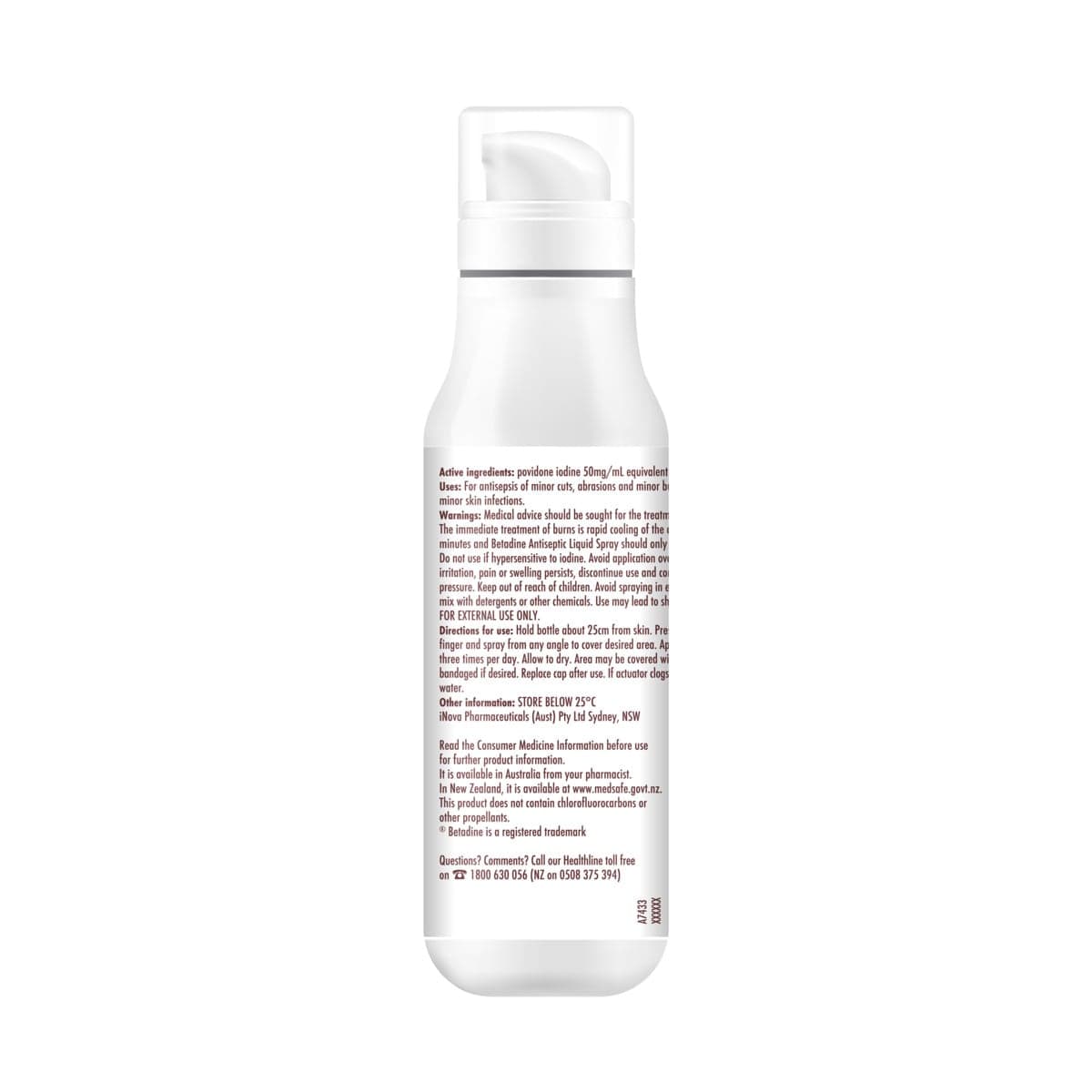 Thumbnail Betadine Antiseptic Liquid Spray 75ml