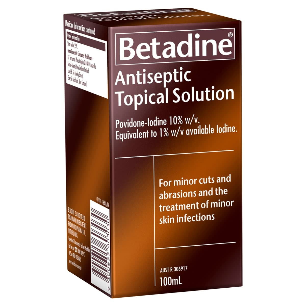 Thumbnail Betadine Antiseptic Topical Solution 100ml