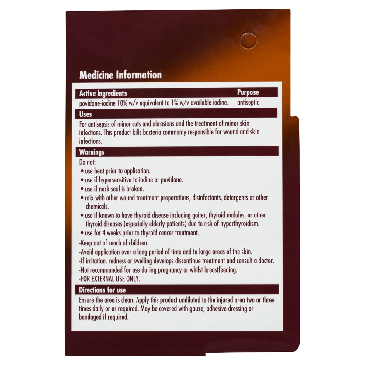 Thumbnail Betadine Antiseptic Topical Solution 15ml