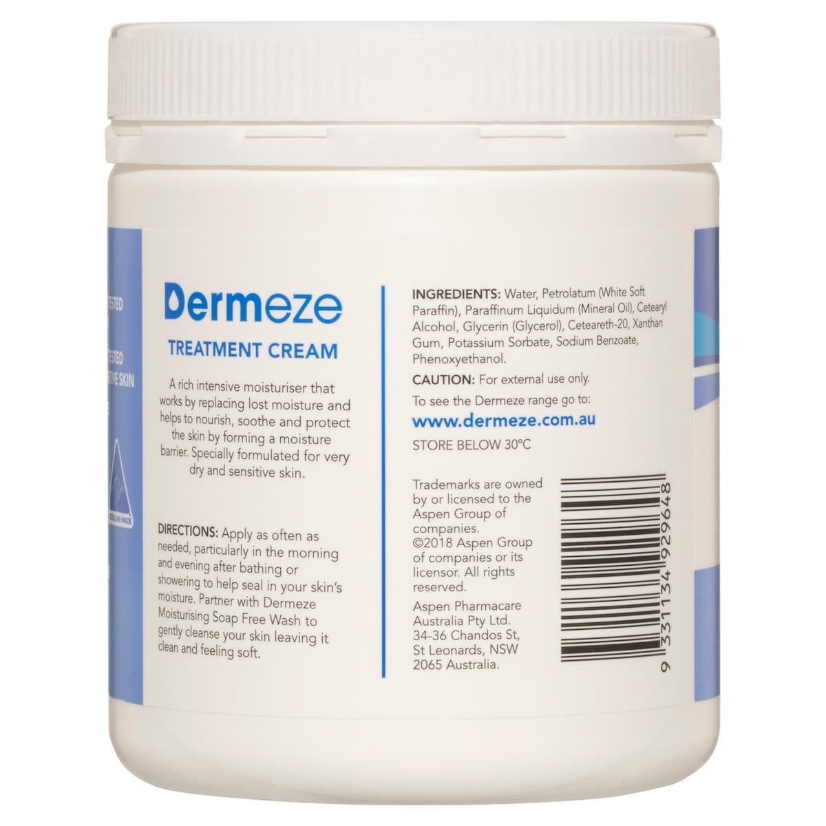 Thumbnail Dermeze Treatment Cream 500g