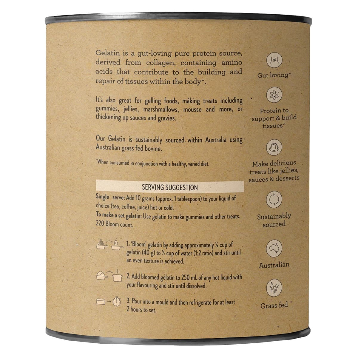 Thumbnail Nutra Naturals Australian Gelatin Powder 300g