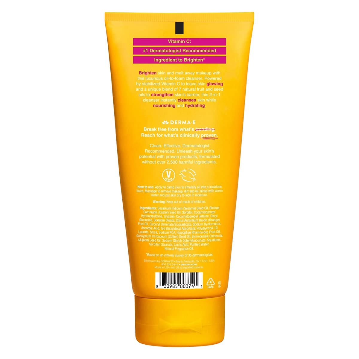 Thumbnail Derma E Vitamin C Foaming Oil Cleanser 175ml