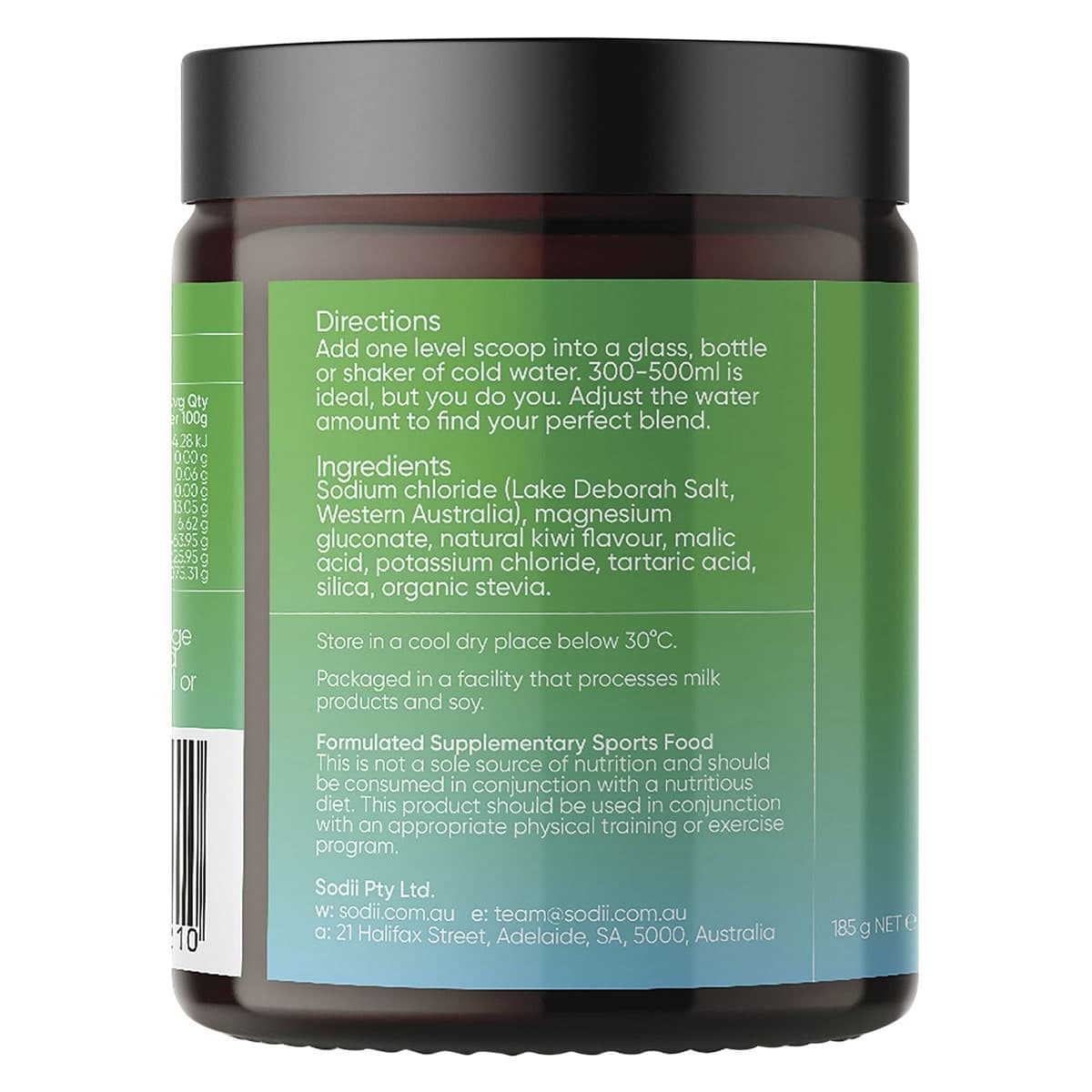 Thumbnail Sodii Everyday Hydration Salts Salty Kiwi 185g