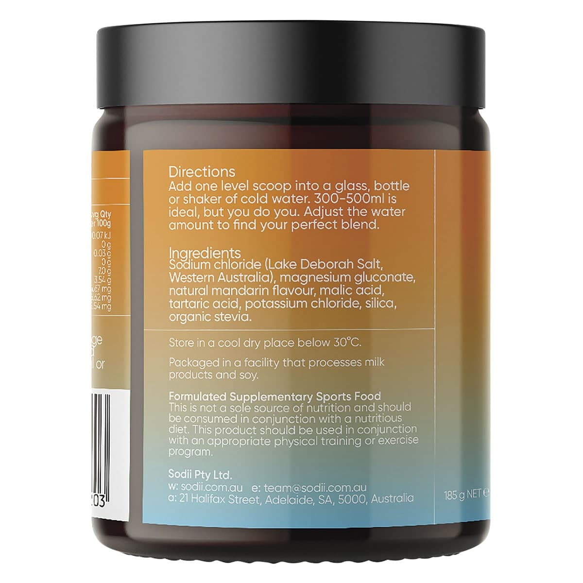 Thumbnail Sodii Everyday Hydration Salts Salty Mandarin 185g