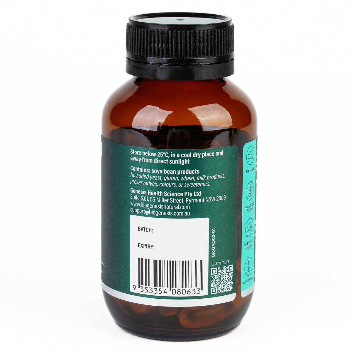 Thumbnail BioGenesis Algae Oil Pure 60 Capsules