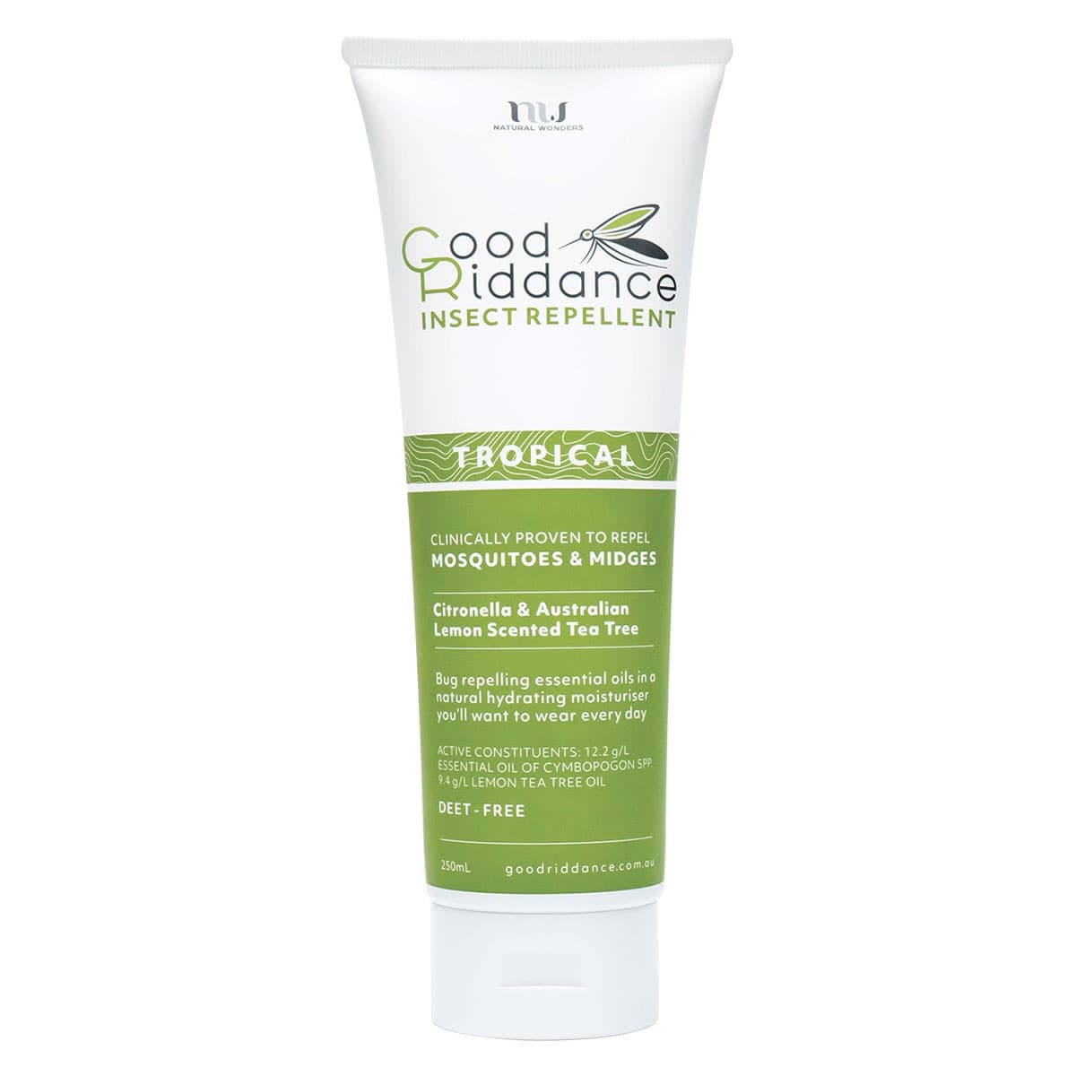 Thumbnail Good Riddance Insect Repellent Lotion Tropical 250ml Tube