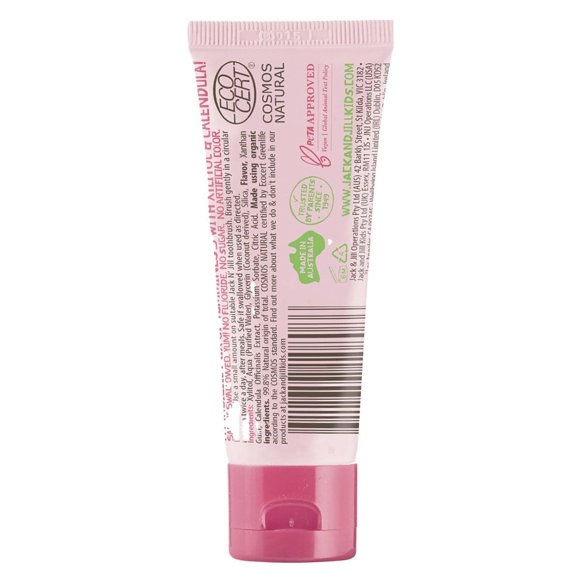 Thumbnail Jack n Jill Childrens Toothpaste Two Flavour Pack Apple & Watermelon 50g