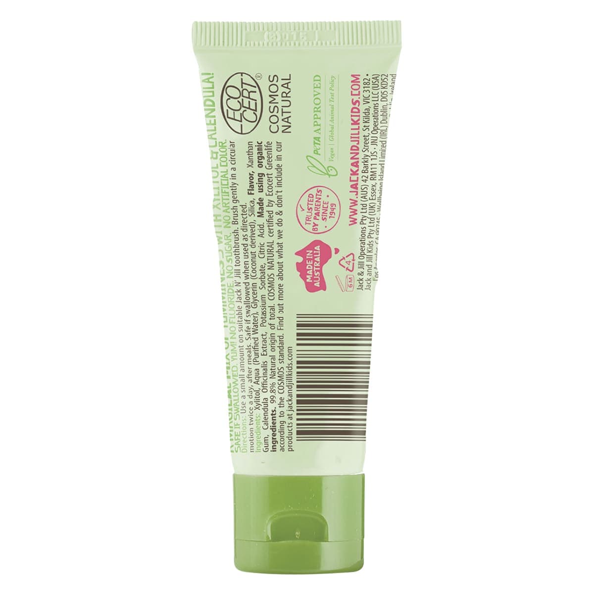 Thumbnail Jack n Jill Childrens Toothpaste Two Flavour Pack Apple & Watermelon 50g