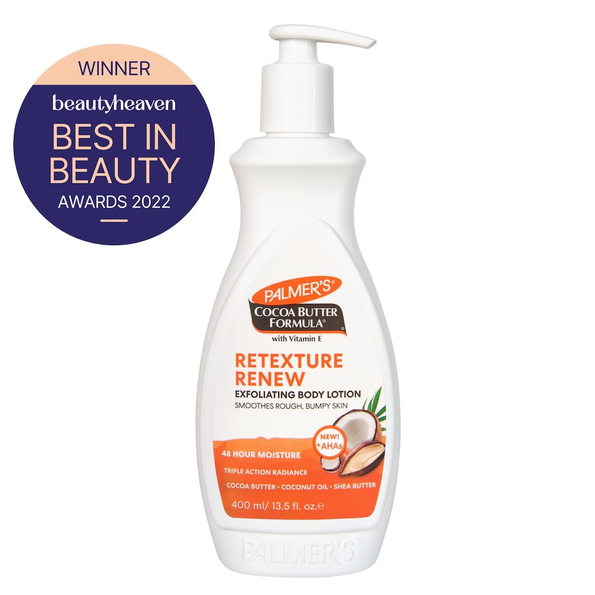 Thumbnail Palmers Cocoa Butter Retexture & Renew Exfoliating Body Lotion 400ml