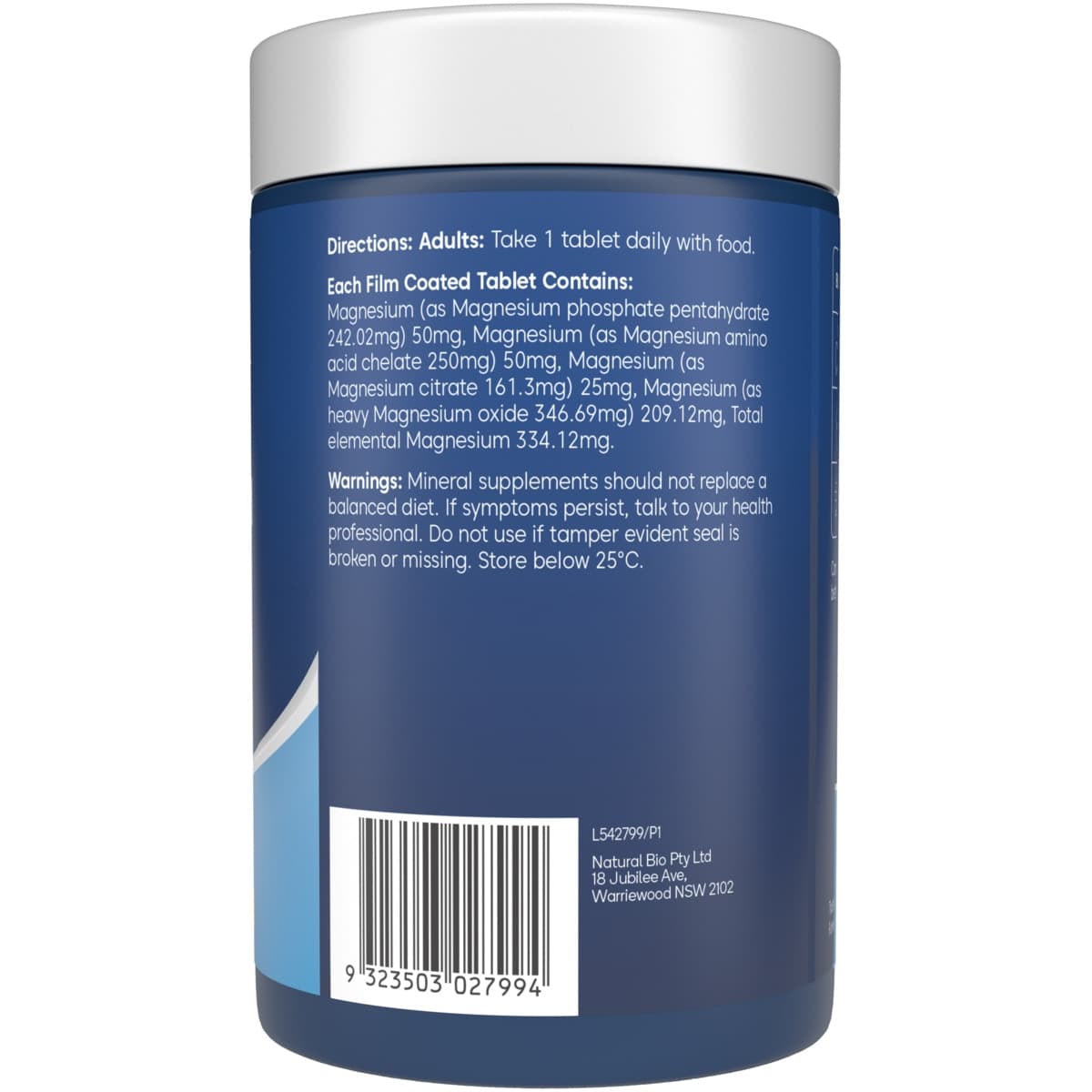 Thumbnail Bioglan Active Magnesium 1000mg 150 Tablets