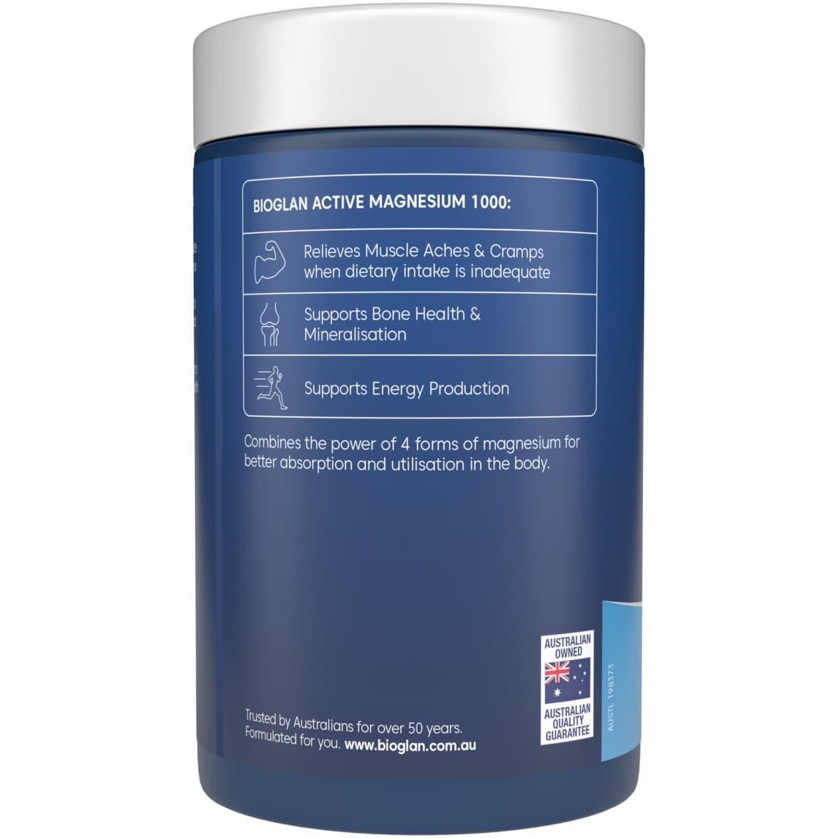 Thumbnail Bioglan Active Magnesium 1000mg 150 Tablets