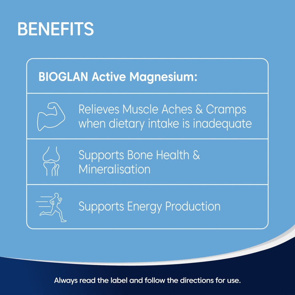 Thumbnail Bioglan Active Magnesium 1000mg 150 Tablets