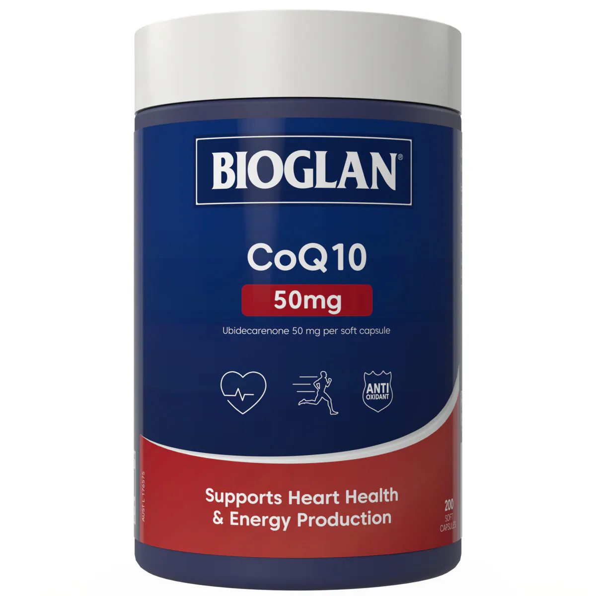 Thumbnail Bioglan COQ10 50mg Potent Antioxidant 200 Capsules