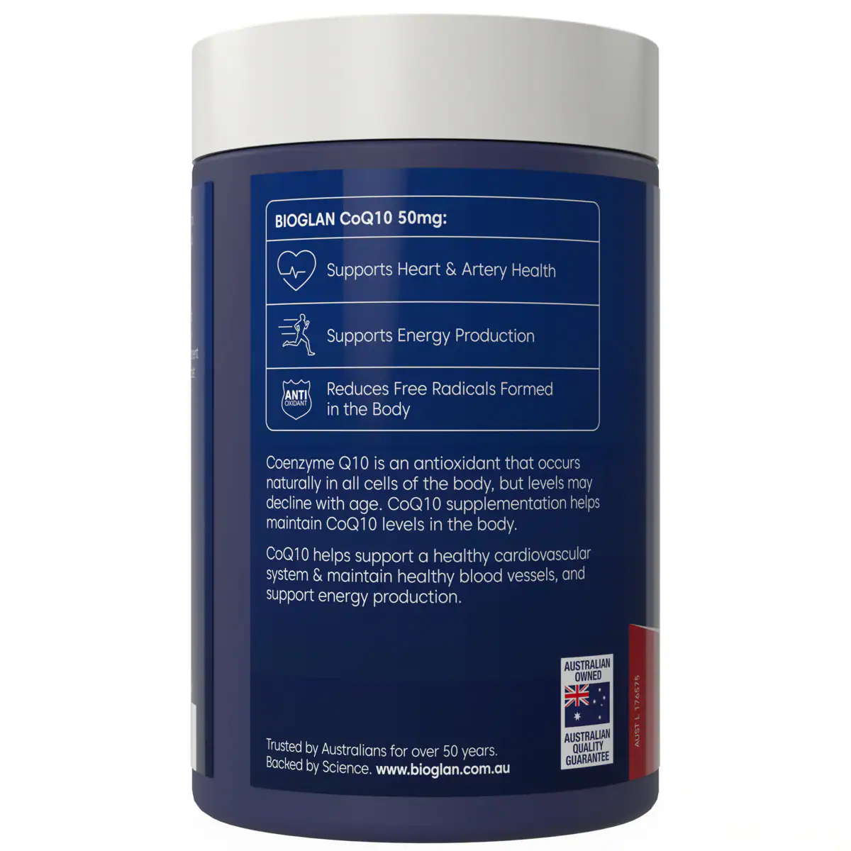 Thumbnail Bioglan COQ10 50mg Potent Antioxidant 200 Capsules