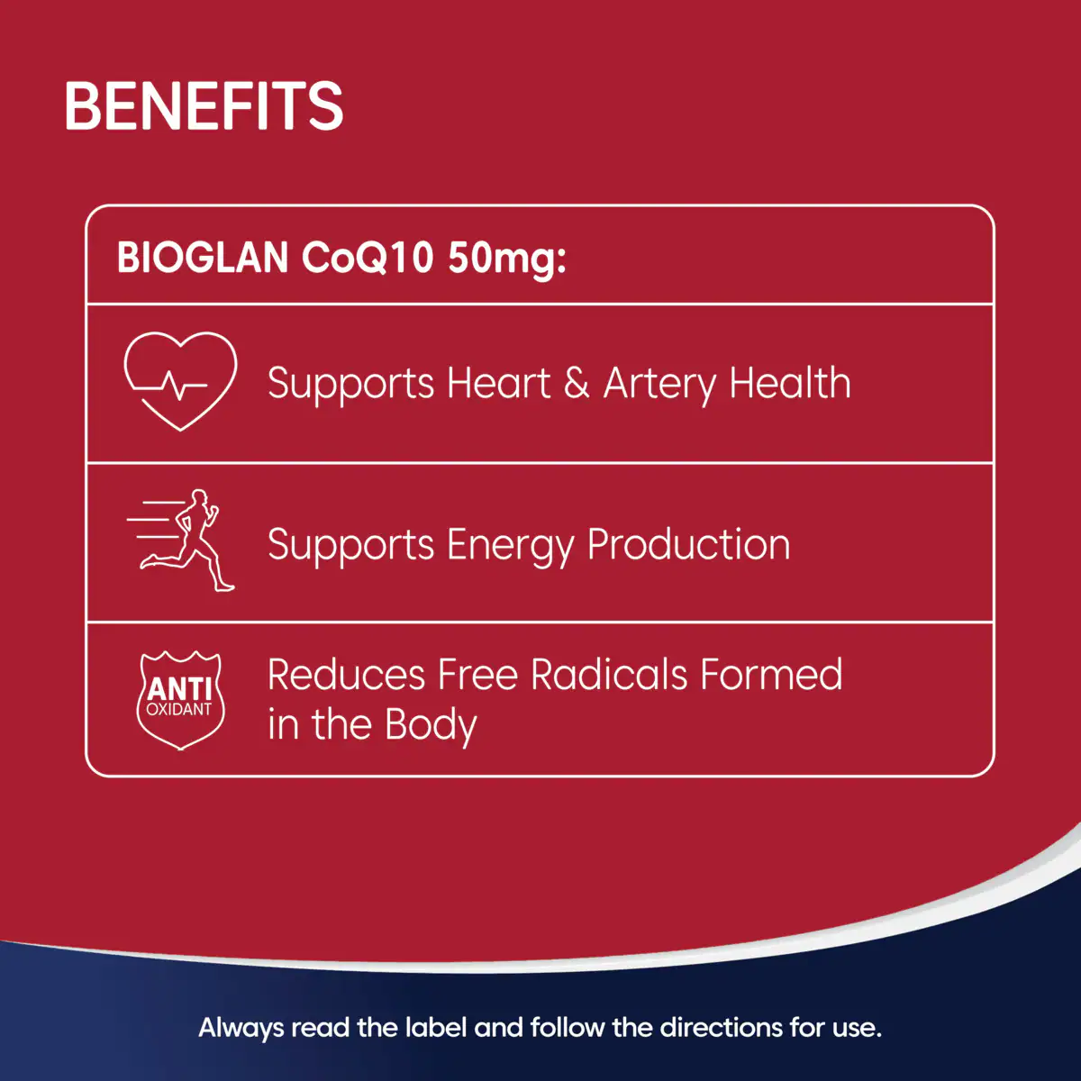 Thumbnail Bioglan COQ10 50mg Potent Antioxidant 200 Capsules