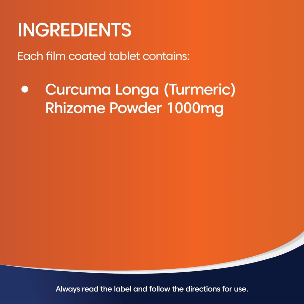Thumbnail Bioglan Organic Turmeric High Strength 1000mg 100 Tablets