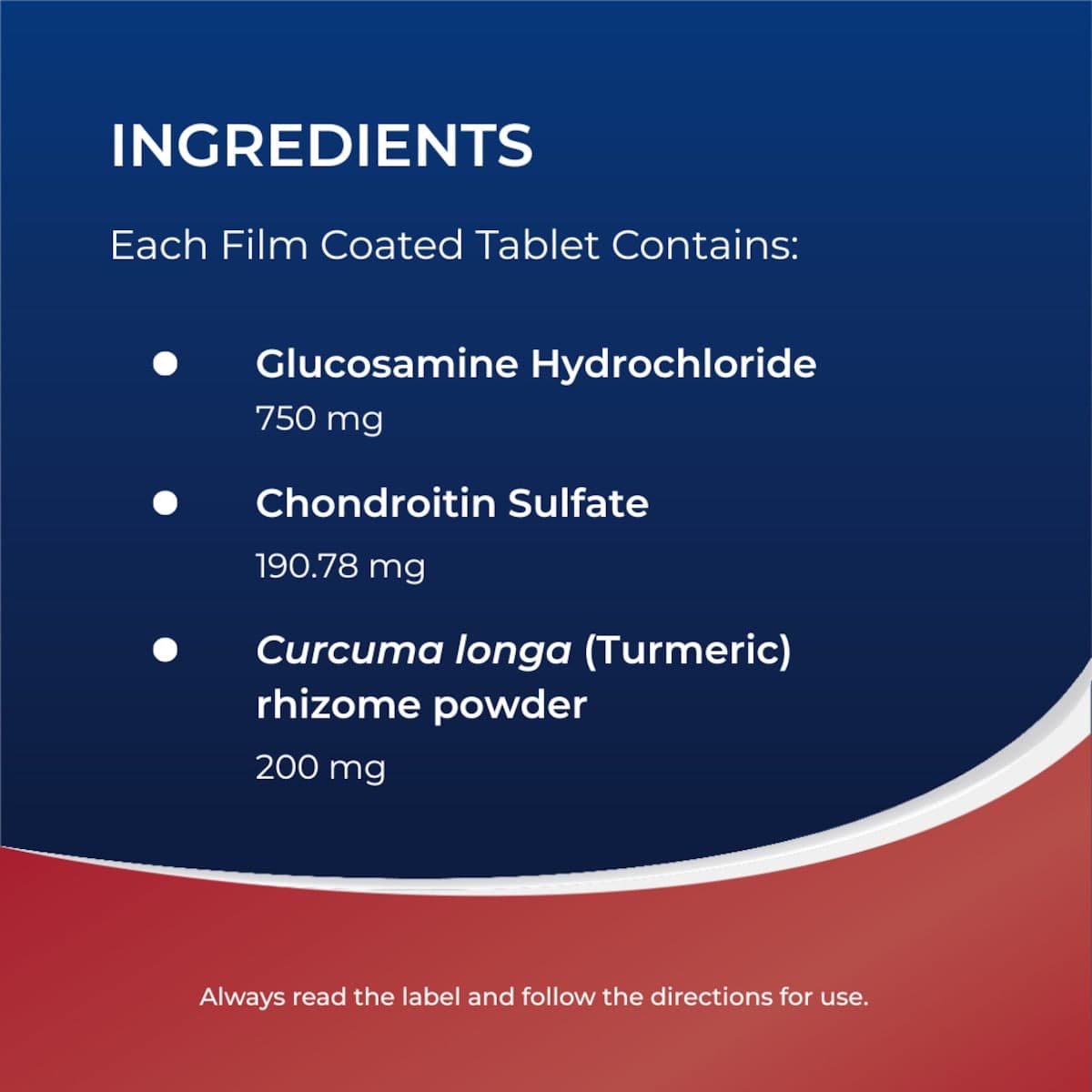 Thumbnail Bioglan Glucosamine Chondroitin + Turmeric 120 Tablets