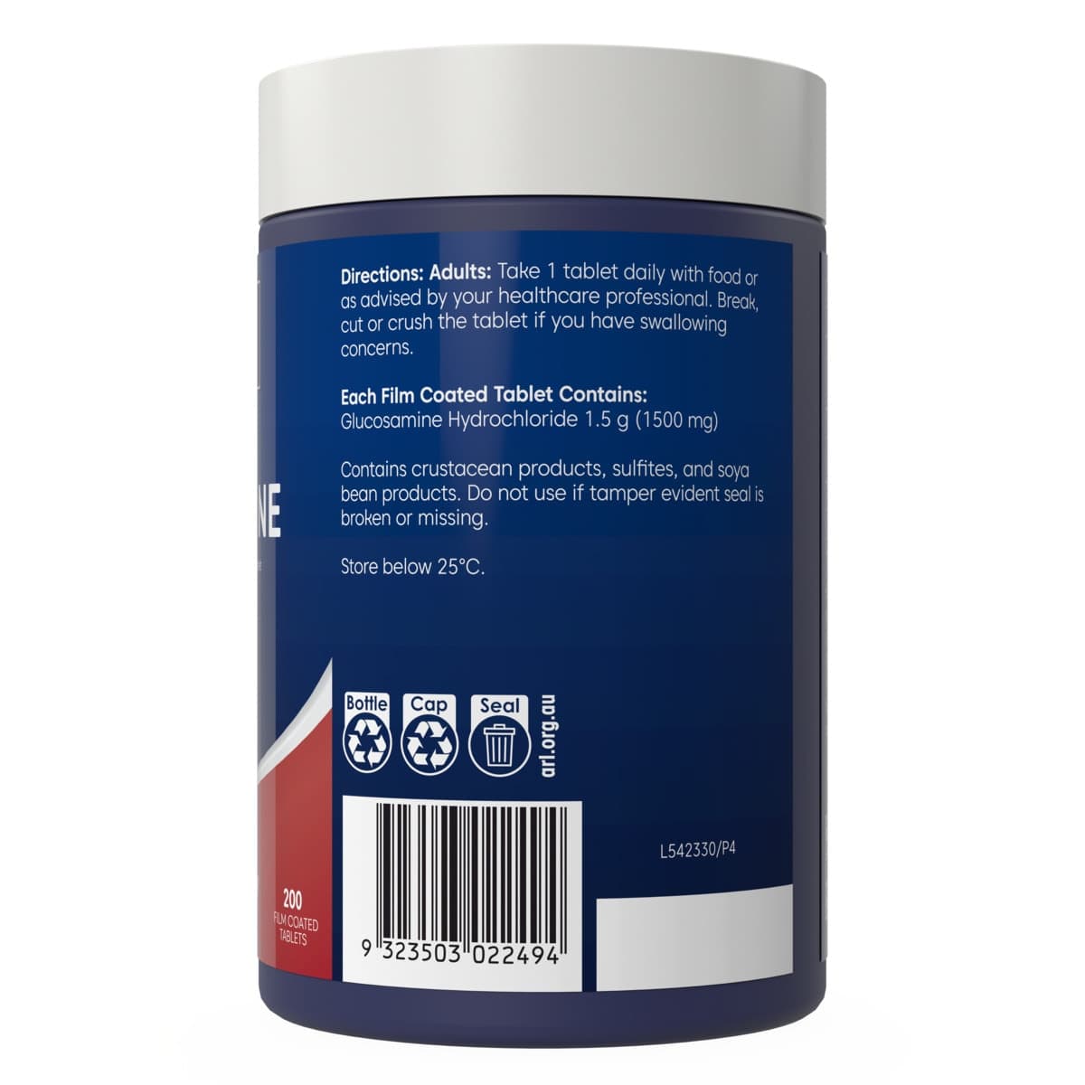 Thumbnail Bioglan Glucosamine 1500mg 200 Tablets