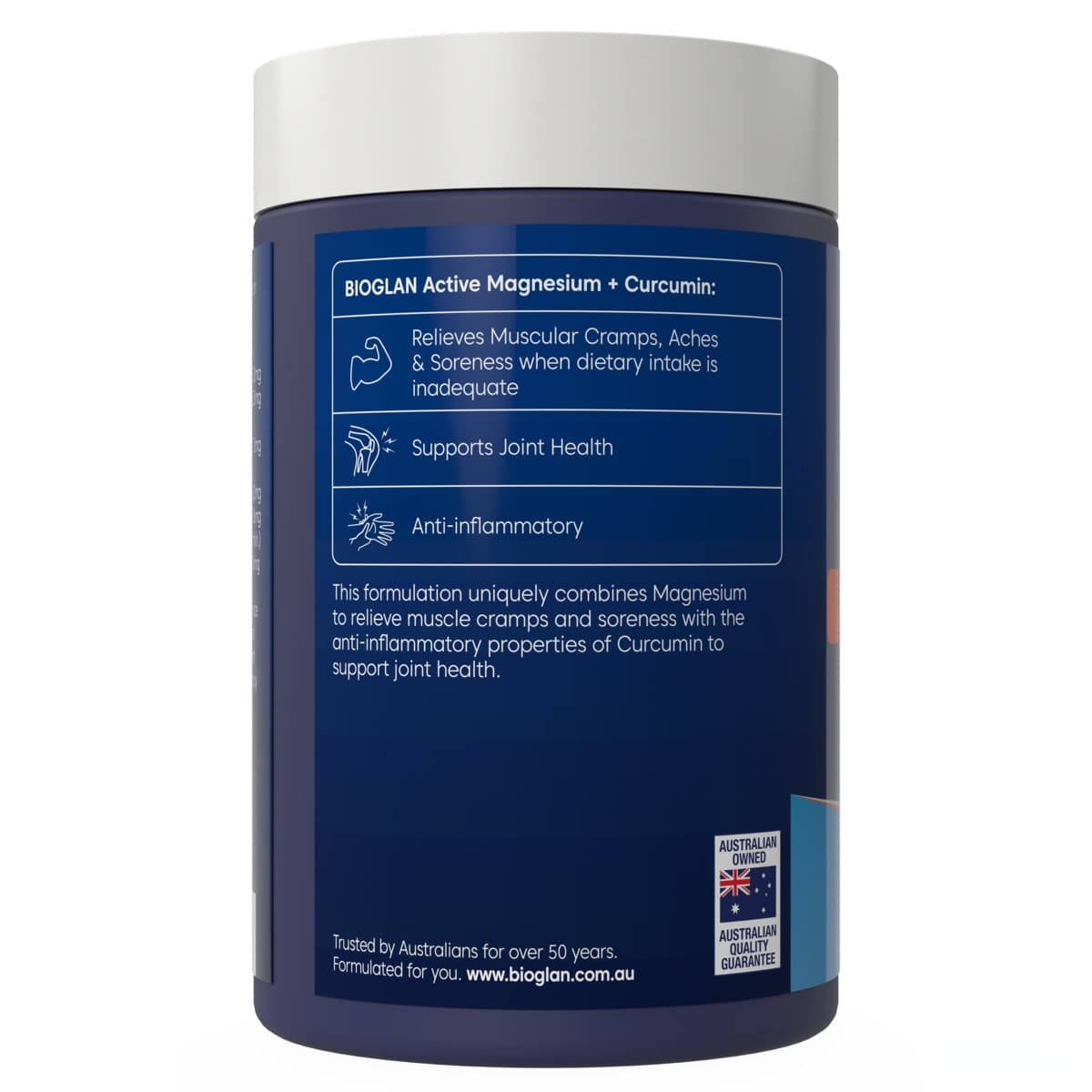 Thumbnail Bioglan Active Magnesium & Curcumin 120 Tablets
