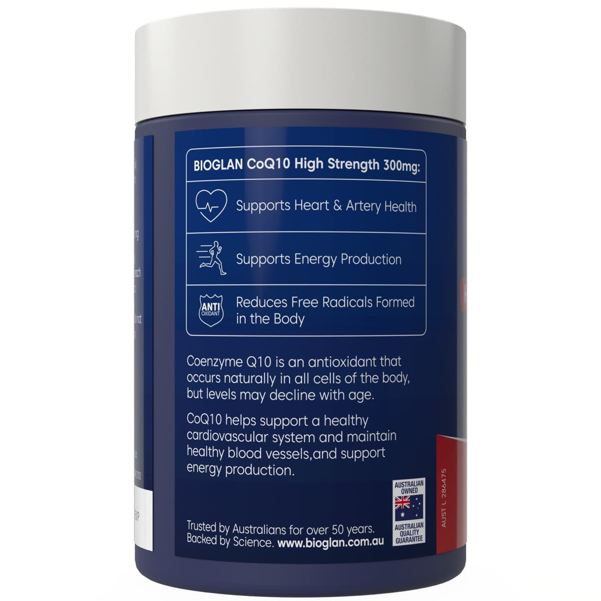 Thumbnail Bioglan High Strength COQ10 300mg 60 Capsules