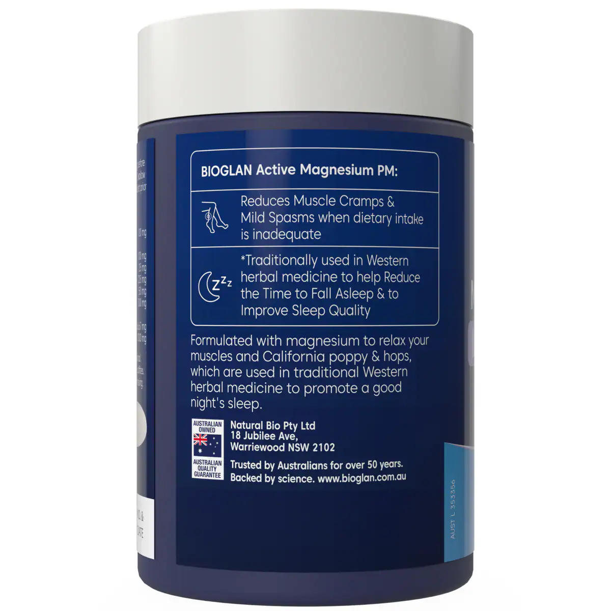 Thumbnail Bioglan Active Magnesium PM Night Formula 60 Tablets
