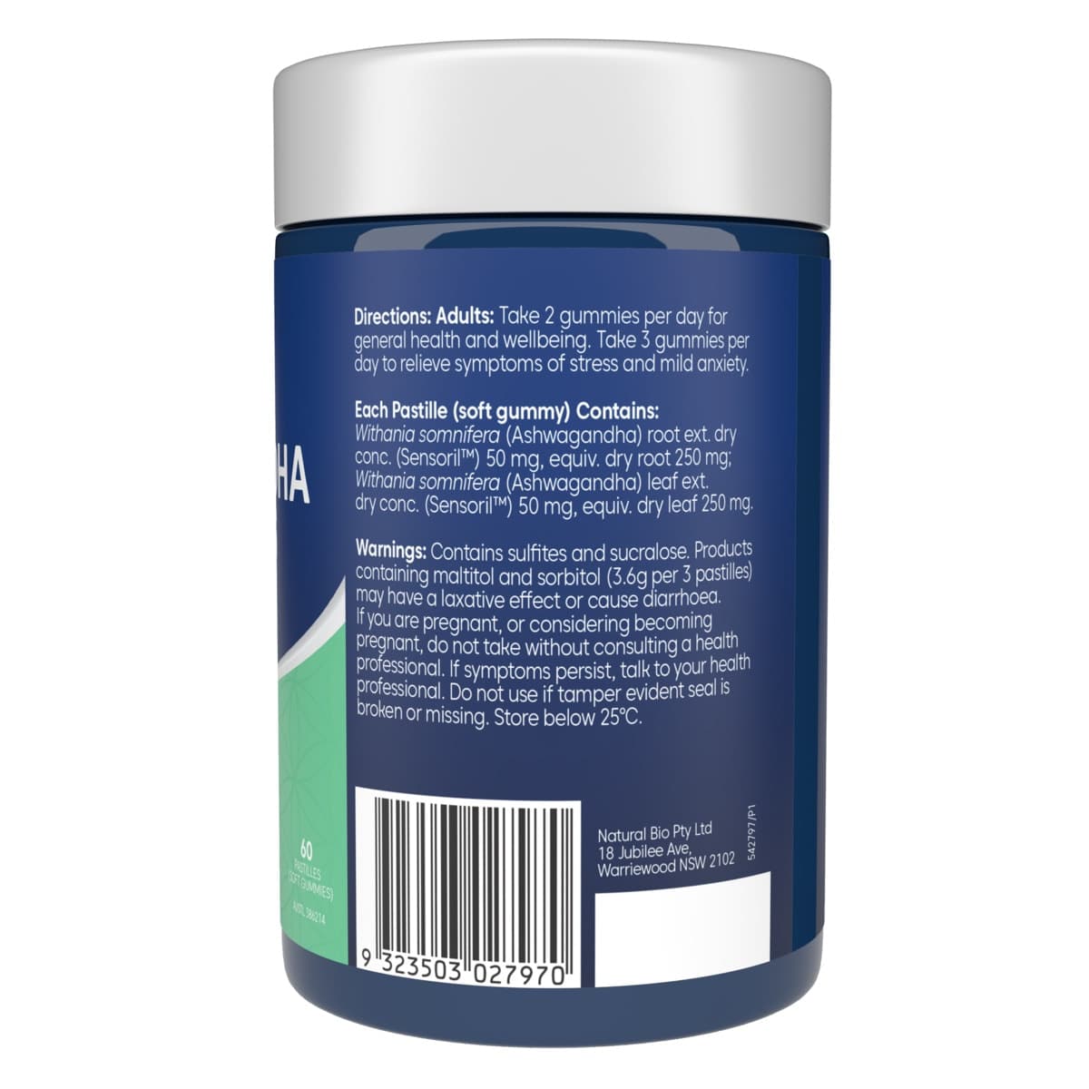 Thumbnail Bioglan Ashwagandha Gummies 60 Pack