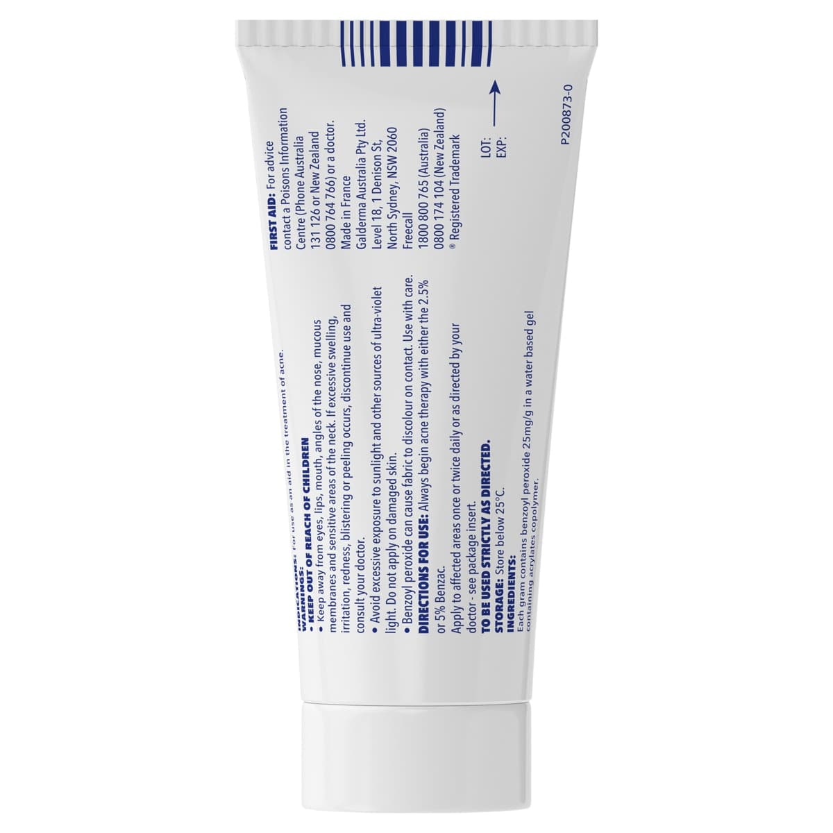 Thumbnail Benzac AC Mild Strength 2.5% Acne Gel 60g