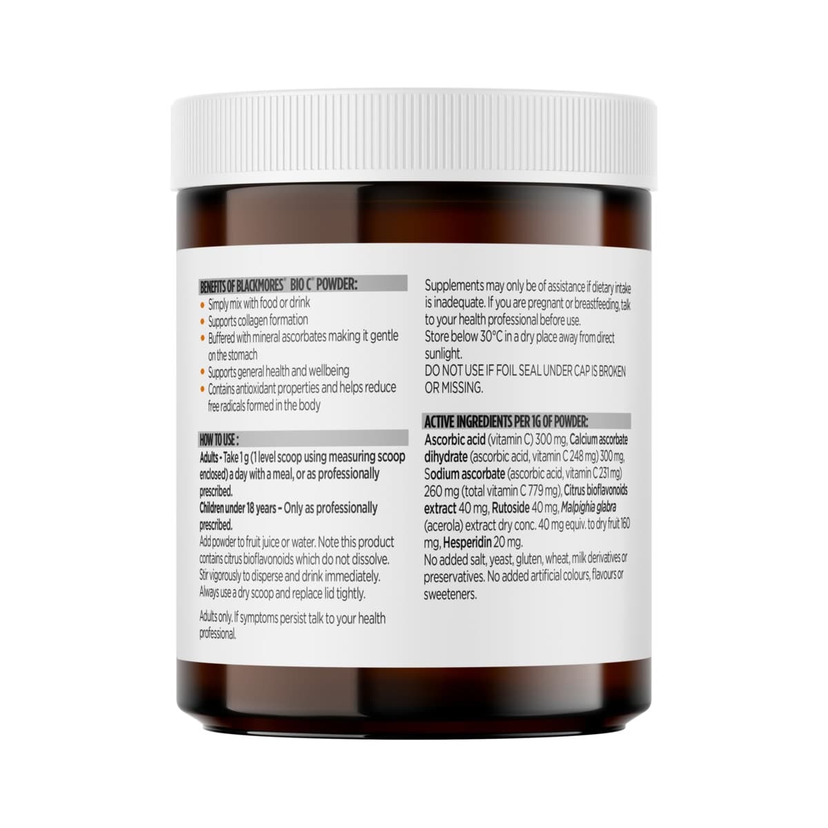 Thumbnail Blackmores Bio C Powder Vitamin C 125g