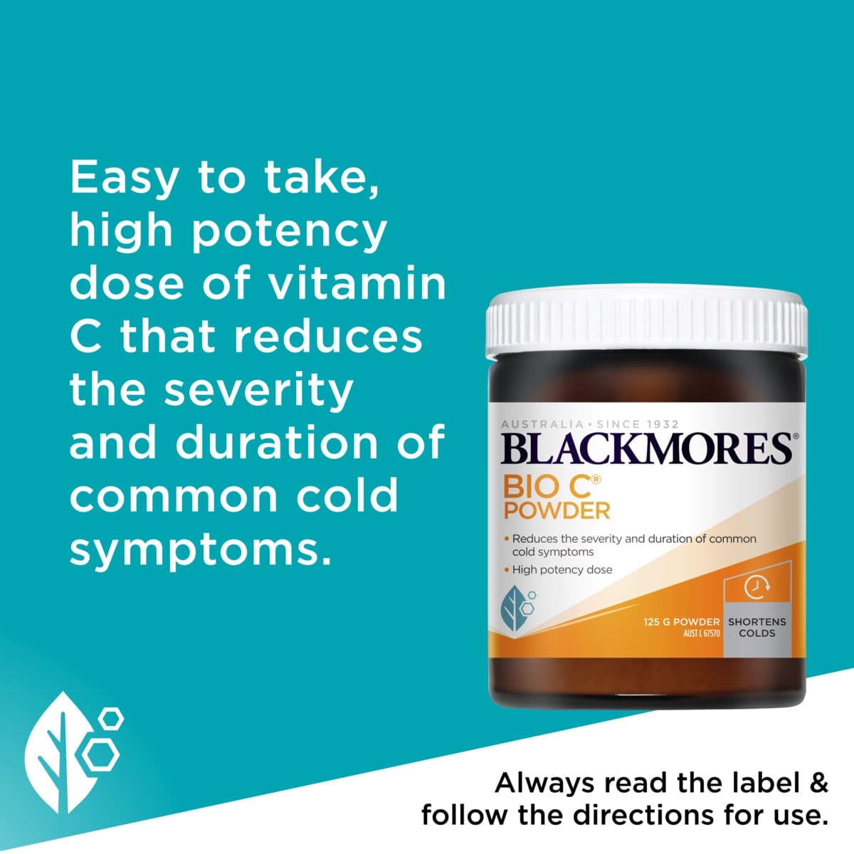 Thumbnail Blackmores Bio C Powder Vitamin C 125g