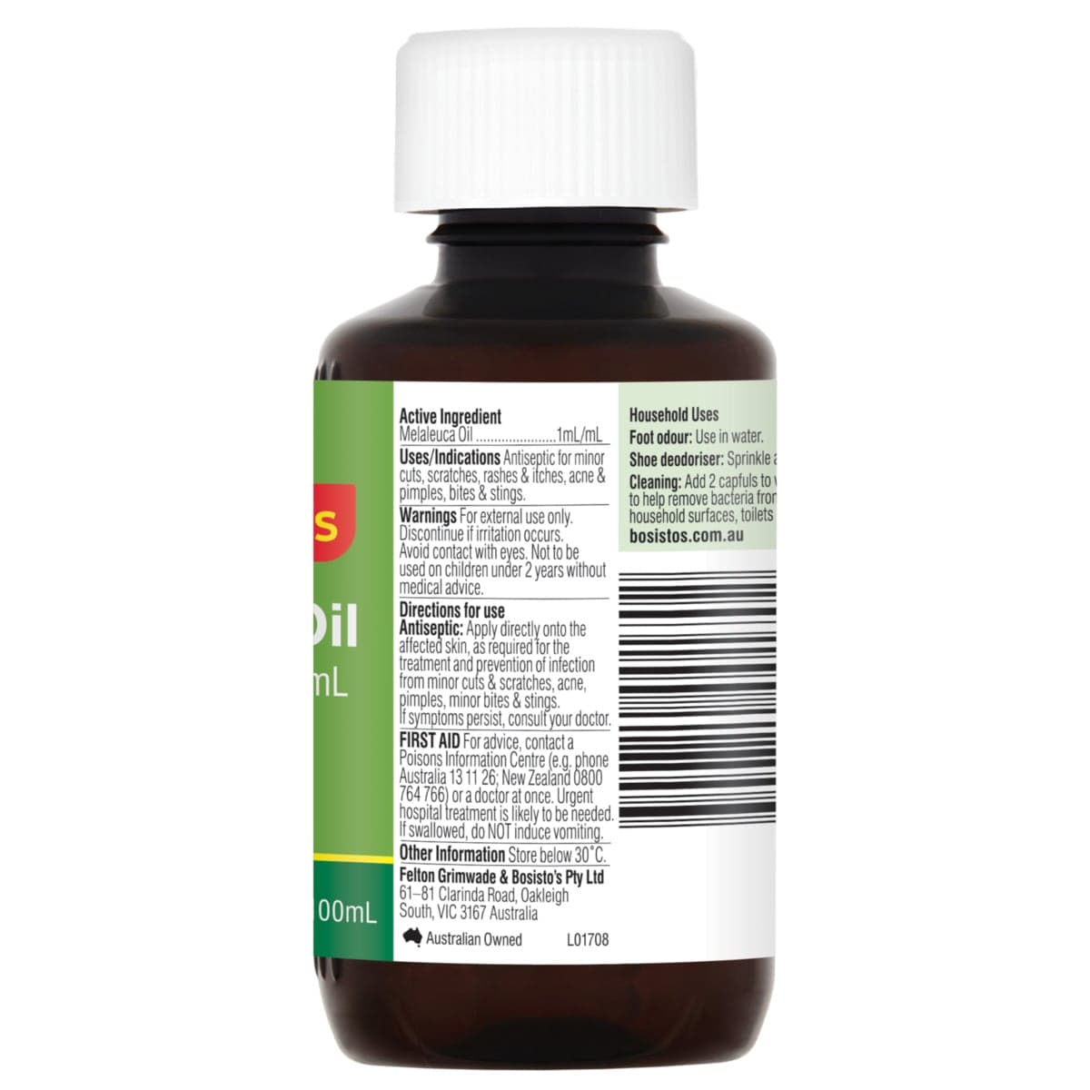 Thumbnail Bosisto's Tea Tree Oil 100ml