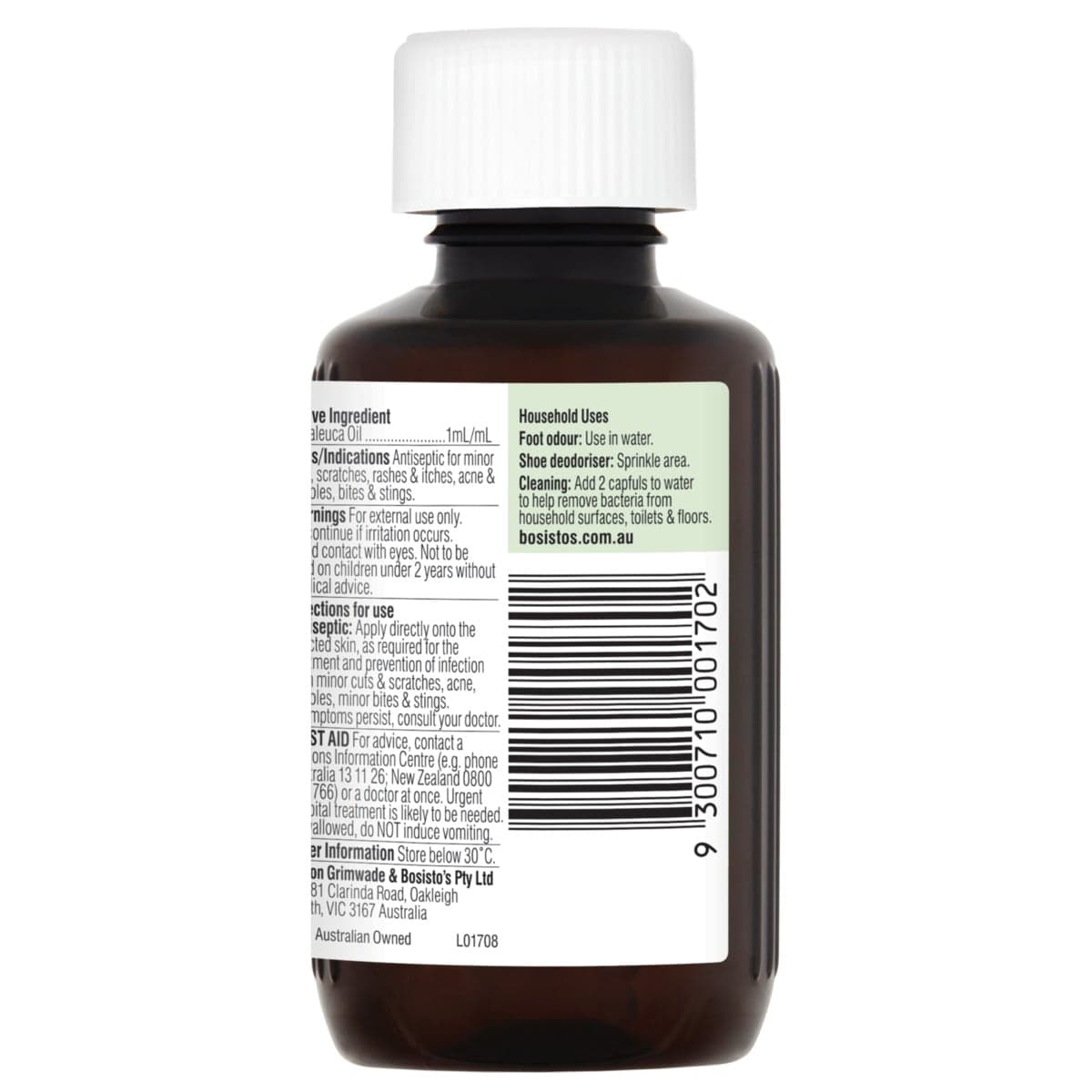 Thumbnail Bosisto's Tea Tree Oil 100ml
