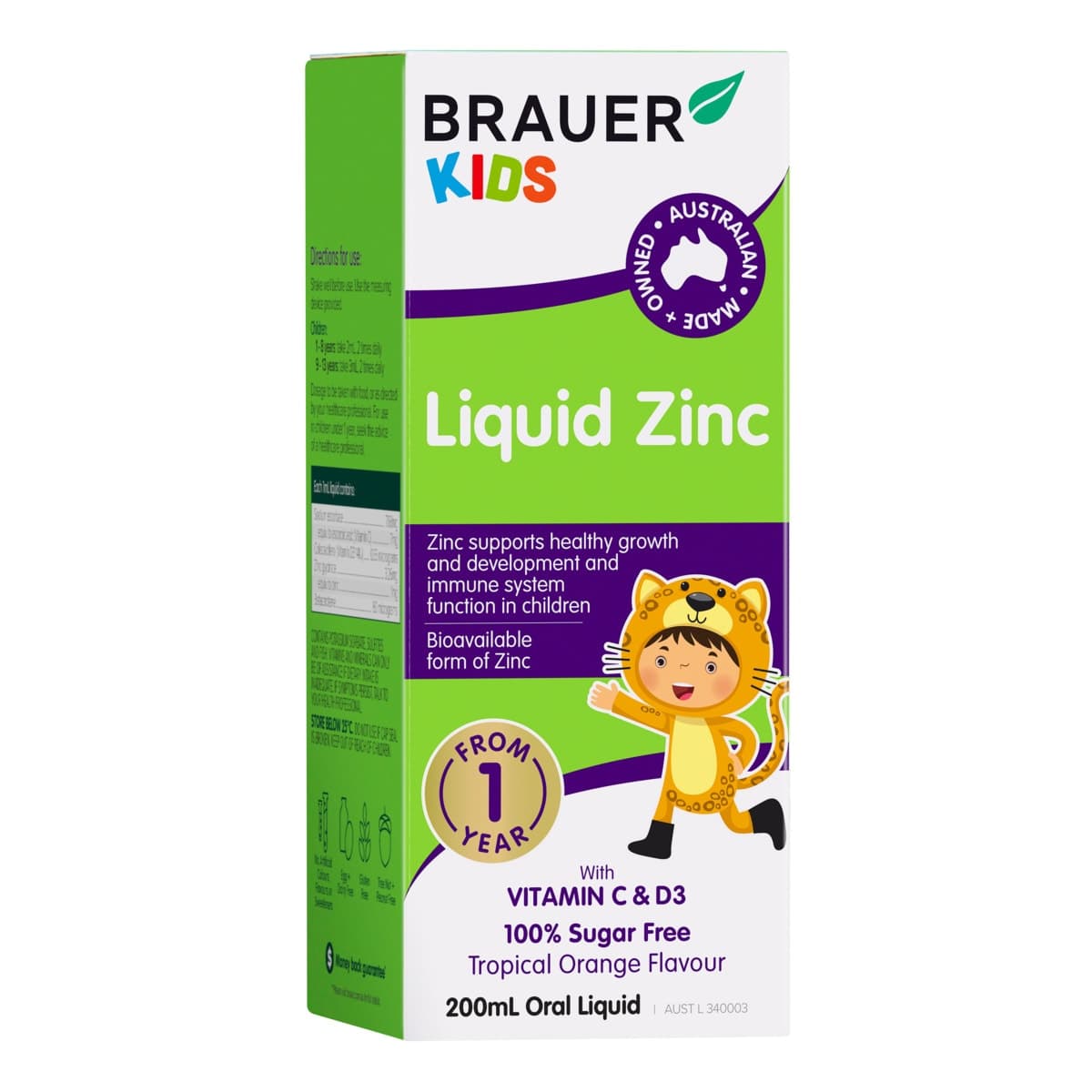 Thumbnail Brauer Baby & Kids Liquid Zinc 200ml