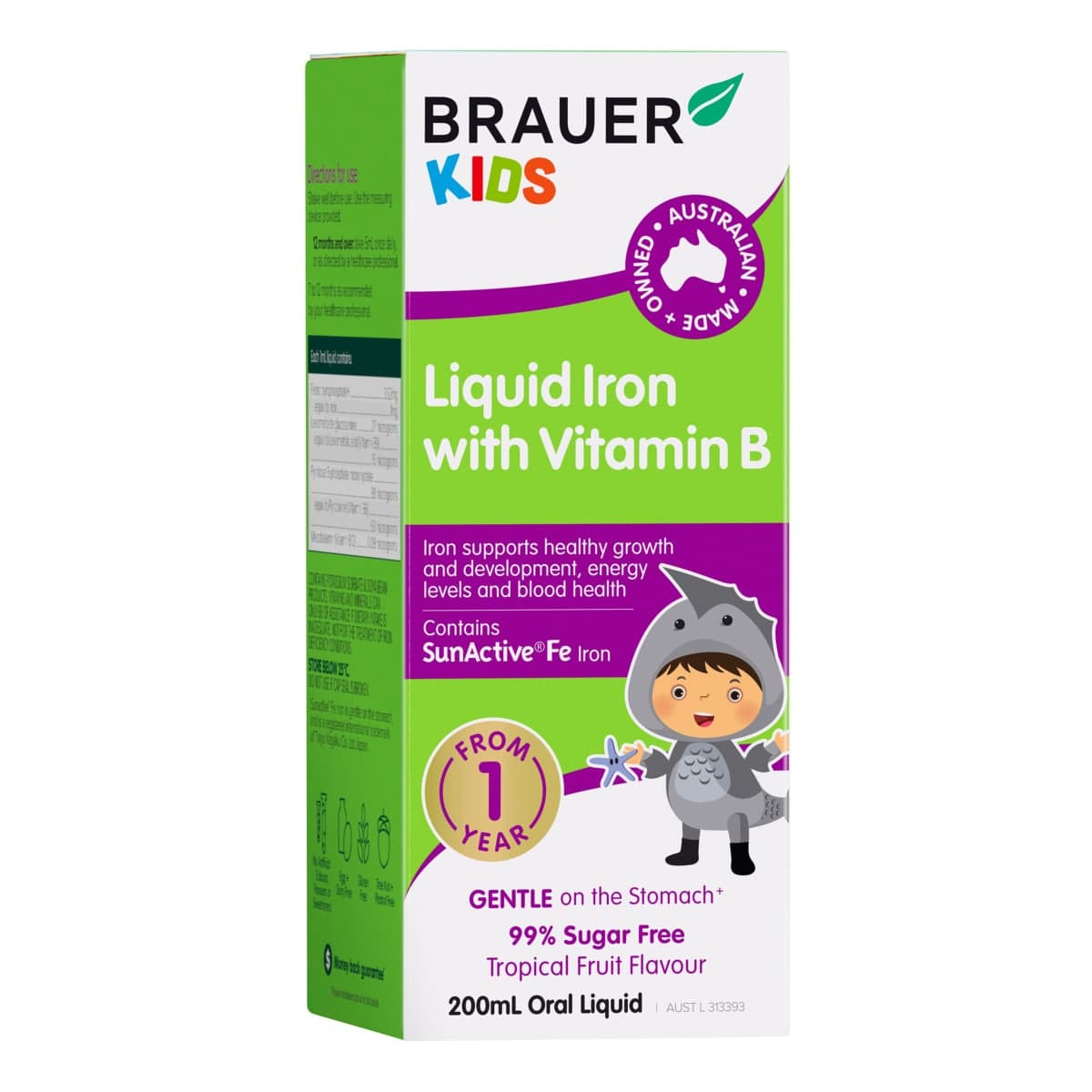 Thumbnail Brauer Kids Liquid Iron & Vitamin B 200ml