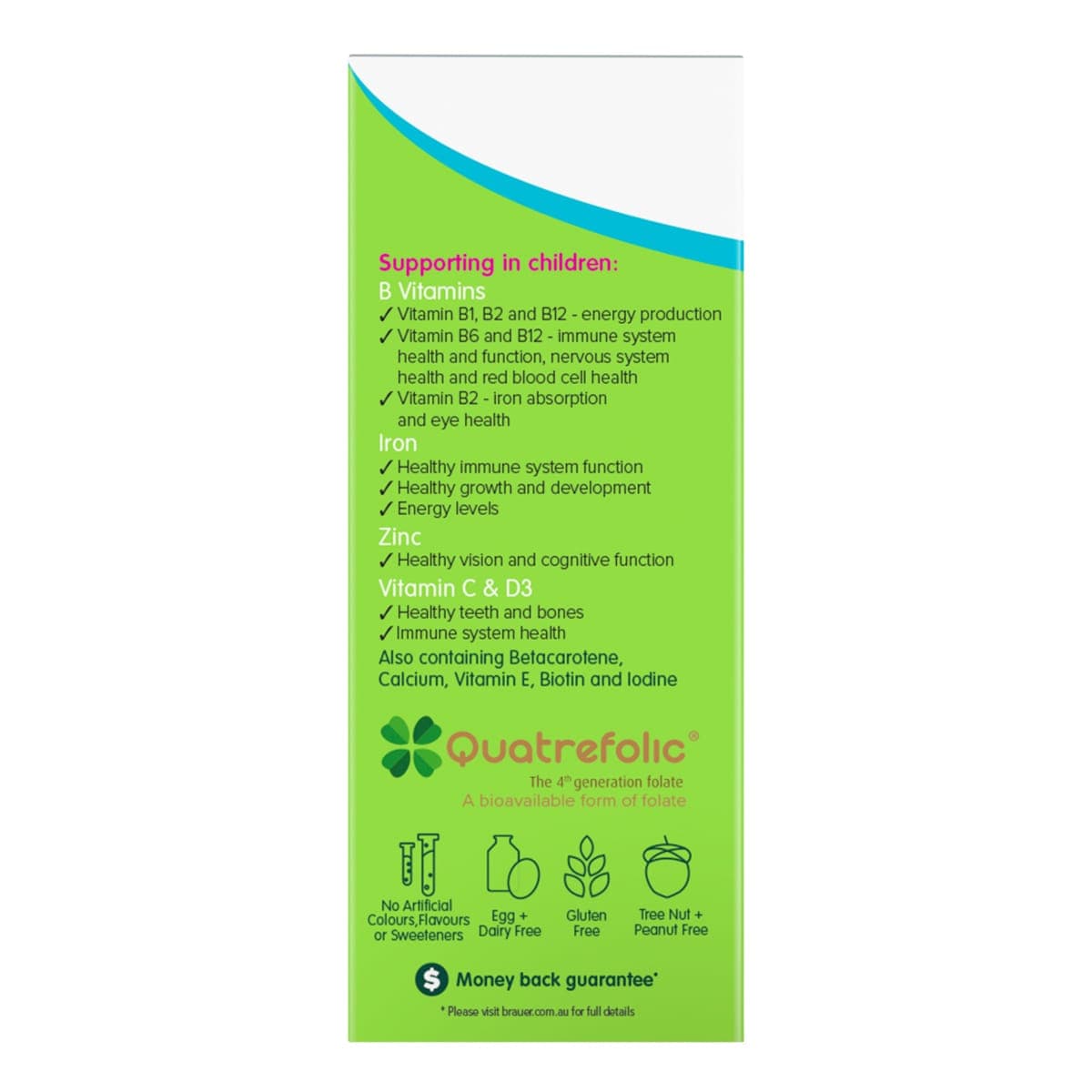 Thumbnail Brauer Kids Liquid Multivitamin with Iron 200ml
