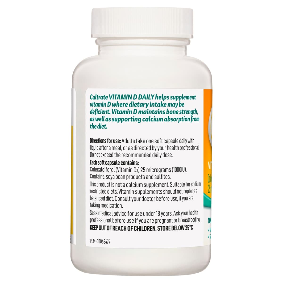 Thumbnail Caltrate Vitamin D 1000iu 180 Capsules