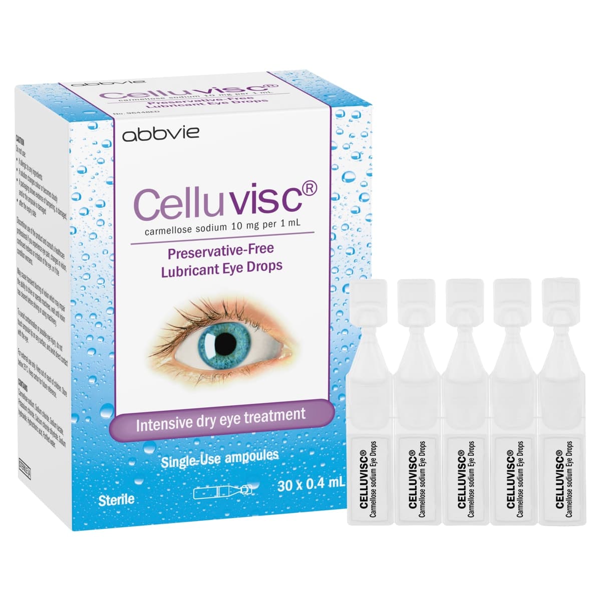Thumbnail Celluvisc Lubricant Eye Drops 0.4ml x 30 Vials
