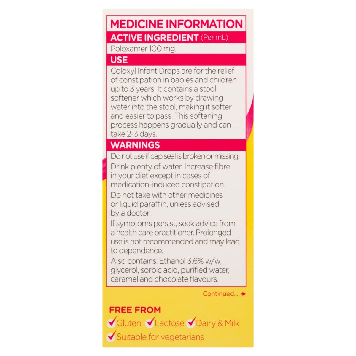Thumbnail Coloxyl Infant Drops 30ml