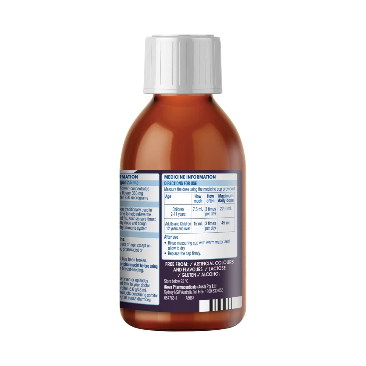 Thumbnail Demazin Kids 2+ Cold & Flu + Immune Defence Syrup Berry 200ml