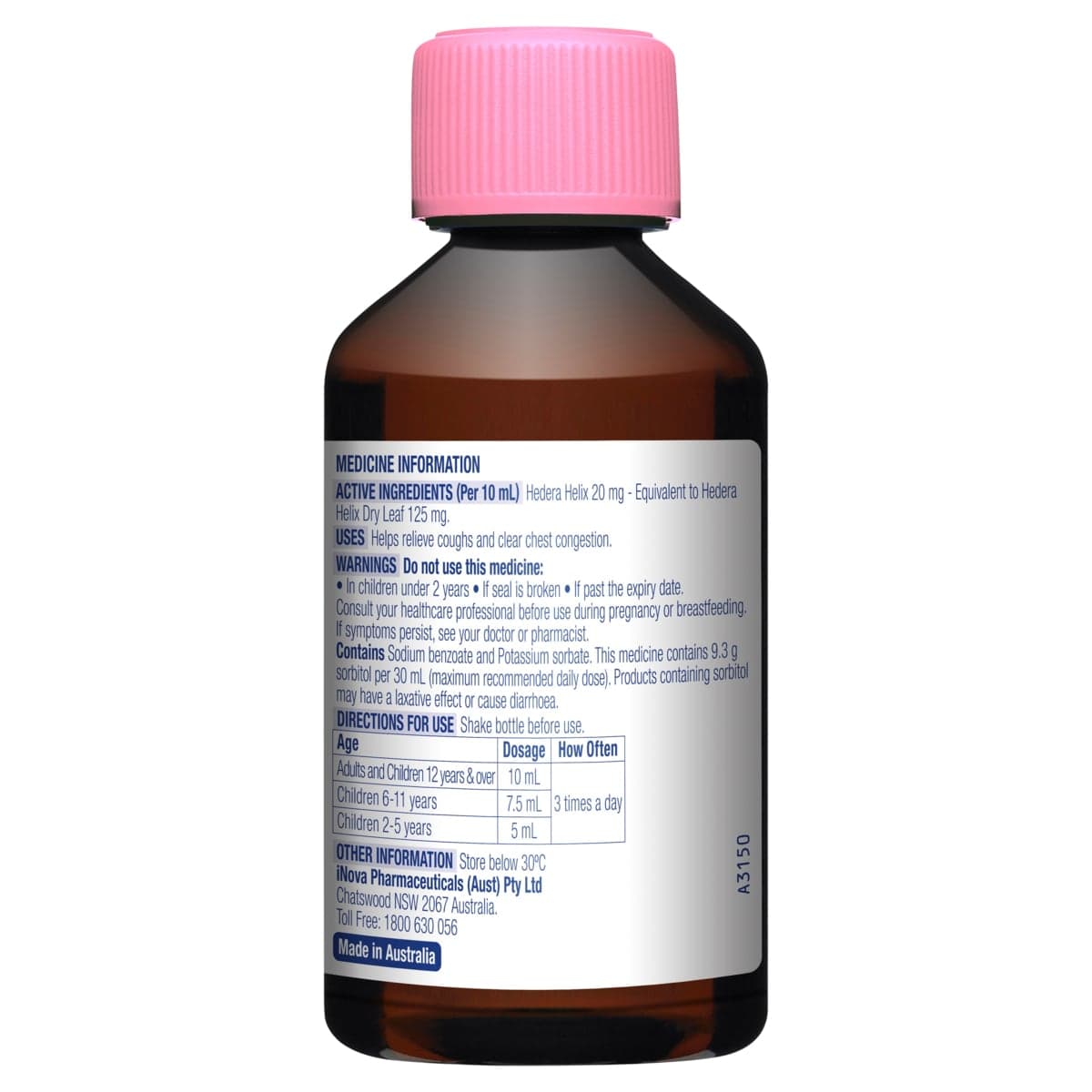Thumbnail Durotuss Childrens Cough Liquid Strawberry 200ml