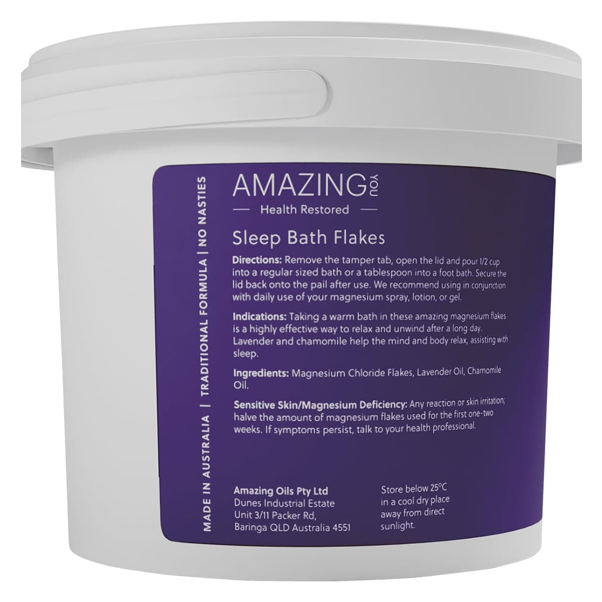 Thumbnail Amazing You Magnesium Sleep Bath Flakes Lavender & Chamomile 2kg