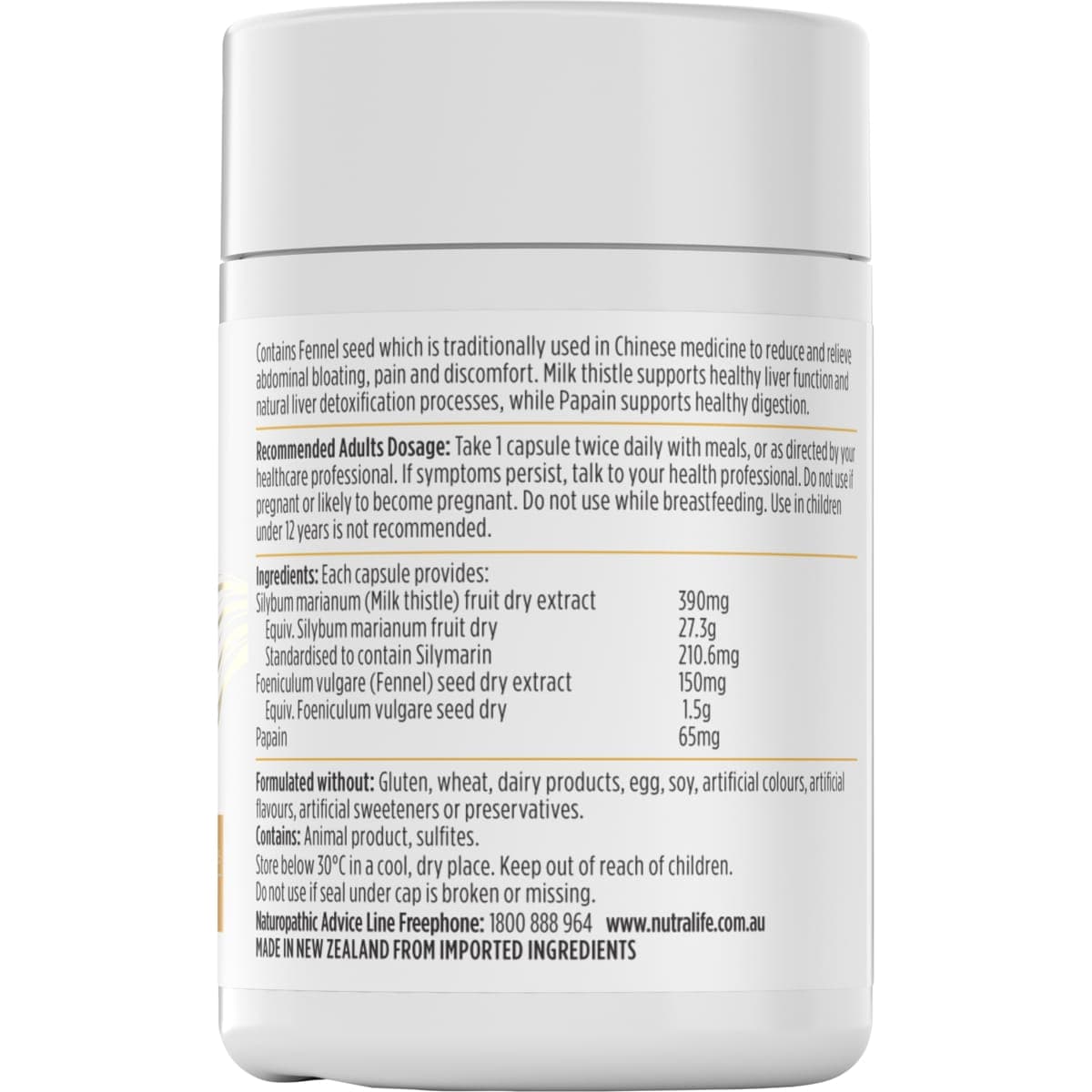 Thumbnail Nutra-Life Debloat & Detox 60 Capsules