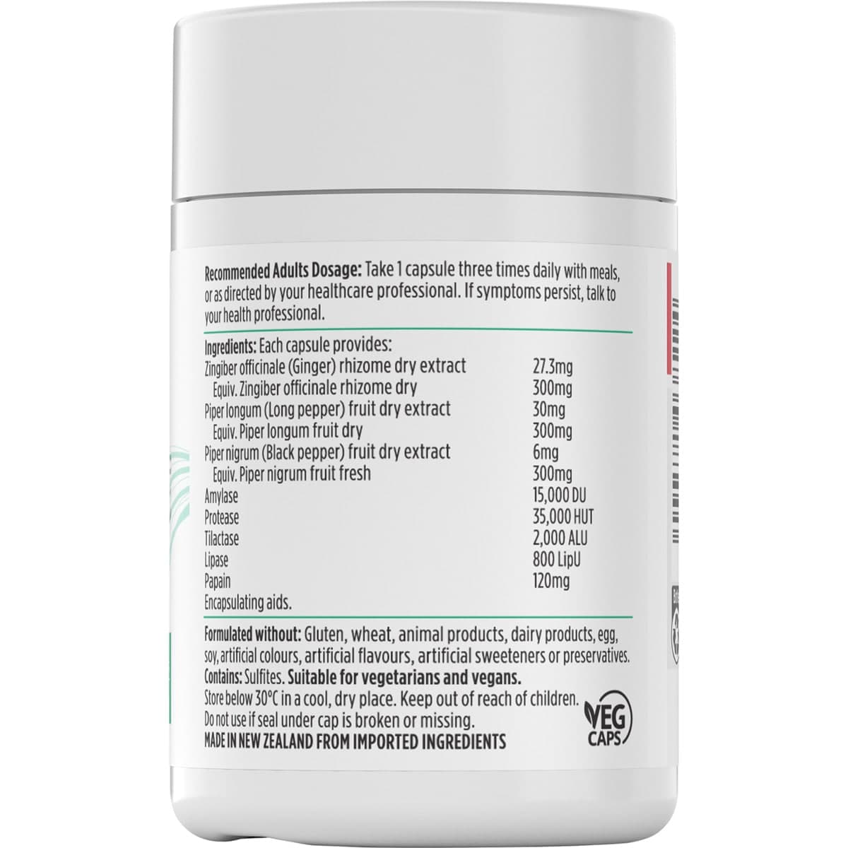 Thumbnail Nutra-Life Digestive Enzymes 60 Capsules