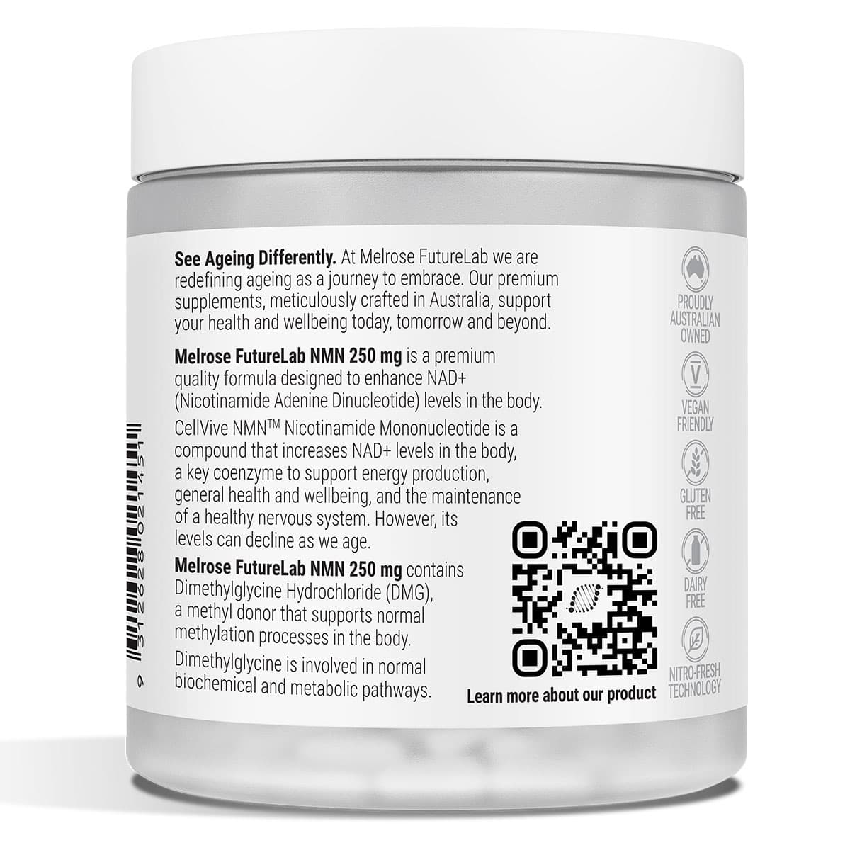 Thumbnail Melrose FutureLab NMN 250mg 30 Capsules