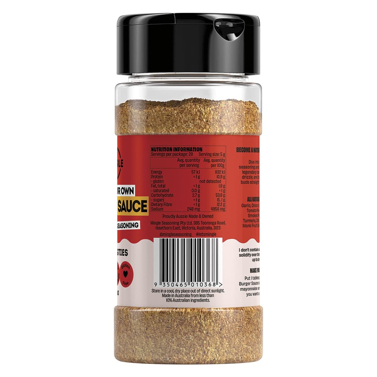 Thumbnail Mingle Burger Sauce All Natural Seasoning 140g