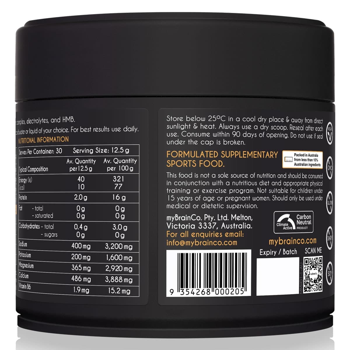 Thumbnail Mybrainco Multi-Mag Hydration Powder 375g