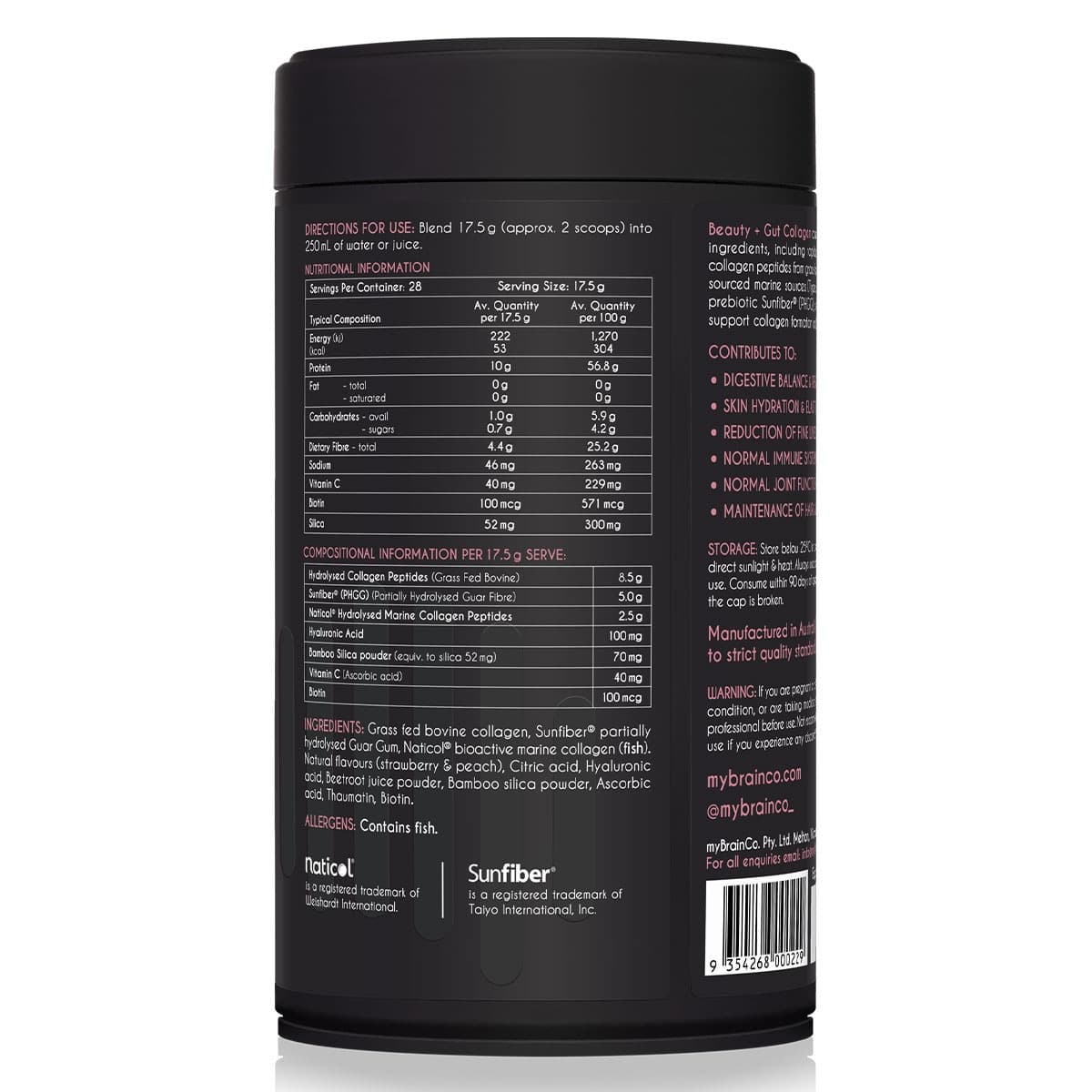 Thumbnail Mybrainco Beauty & Gut Collagen 490g